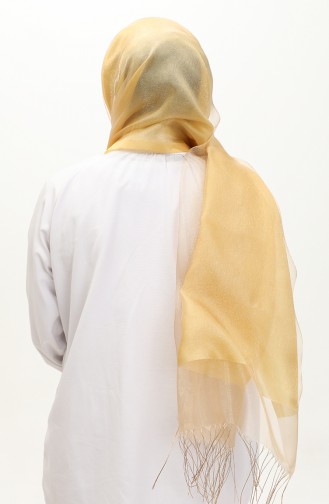 Tulle Shawl 1265-17 Mustard 1265-17