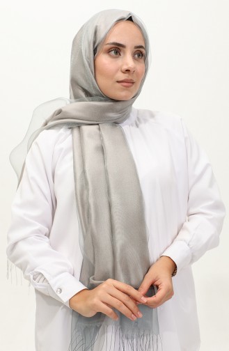 Tüllü Şal 1265-18 Taş Su Yeşili