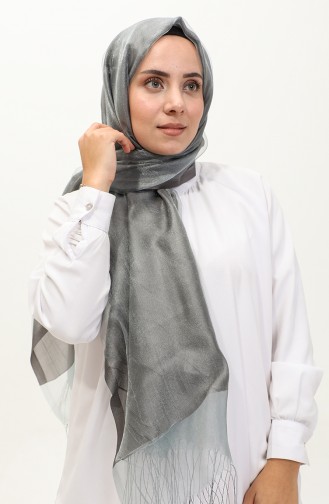 Tüllü Şal 1265-22 Füme Su Yeşili