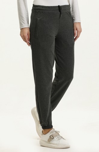 Zippered Pocket Jogger Sweatpants 23015-03 Anthracite 23015-03