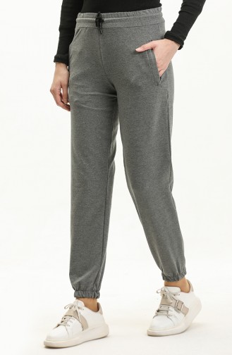 Zippered Pocket Jogger Sweatpants 23015-04 Gray 23015-04