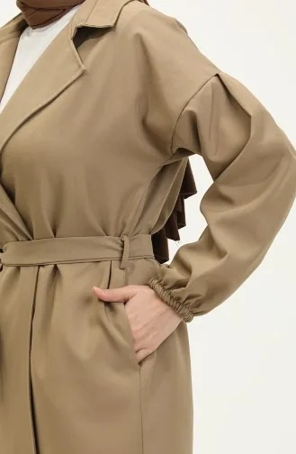 Trench-Coat Détail Boutonné Vison 19148 14787
