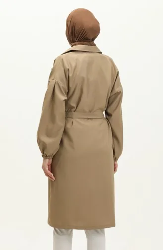 Trench-Coat Détail Boutonné Vison 19148 14787