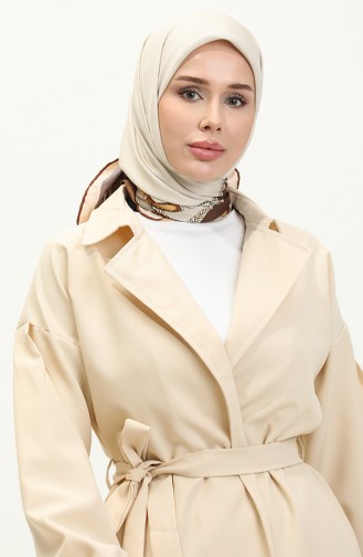 Trench Détail Boutons Beige 19148 14788