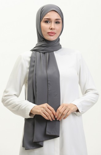 Aymina Silk Cotton Shawl 8612-12 Smoke Colored 8612-12