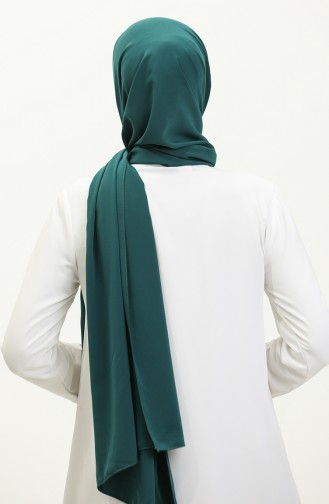 Aymina Silk Cotton Shawl 8612-13 Dark Emerald Green 8612-13