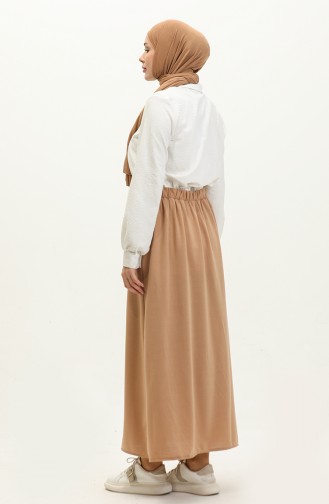 Zakrok Met Elastische Taille 0268-01 Beige 0268-01