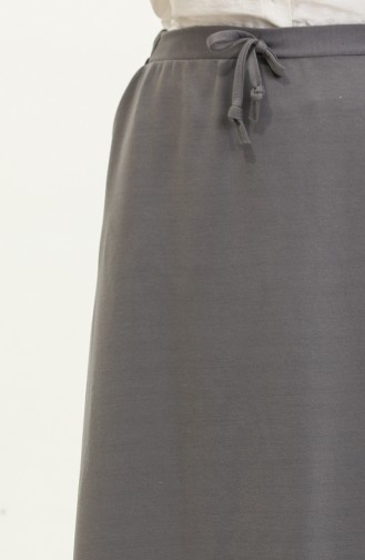 Elastic waist Pocket Skirt 0268-03 Anthracite 0268-03