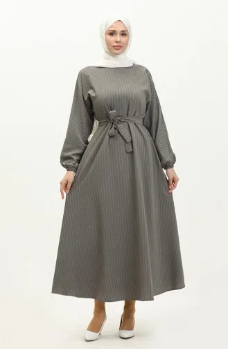 Robe Rayée Manche Chauve Souris 0270-02 Fumé 0270-02