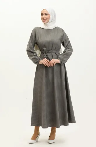 Robe Rayée Manche Chauve Souris 0270-02 Fumé 0270-02