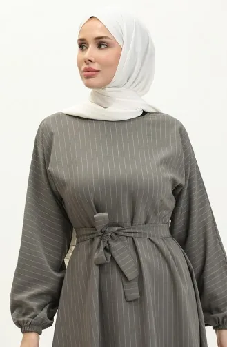 Robe Rayée Manche Chauve Souris 0270-02 Fumé 0270-02
