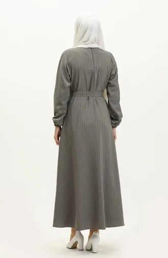 Robe Rayée Manche Chauve Souris 0270-02 Fumé 0270-02