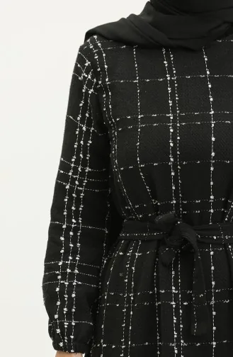 Chanel Kuşaklı Elbise 0272-01 Siyah