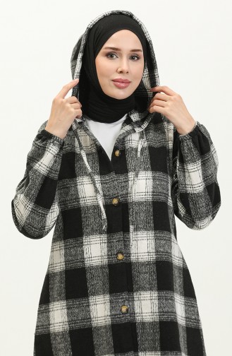 Lumberjack Kapuzenmütze 0264-02 Schwarz Weiß 0264-02