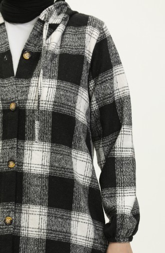 Lumberjack Kapuzenmütze 0264-02 Schwarz Weiß 0264-02