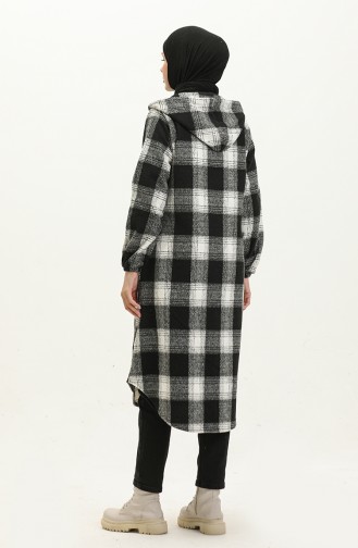 Lumberjack Kapuzenmütze 0264-02 Schwarz Weiß 0264-02