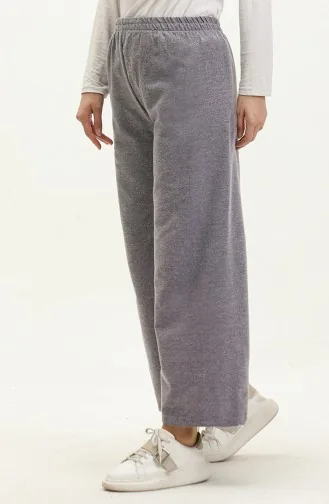 Pantalon Large Taille Elastique 6108-04 Lilas 6108-04