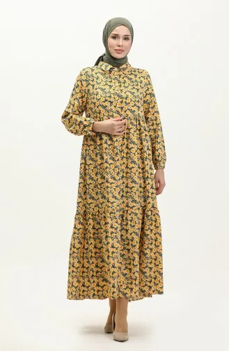 Robe A Boutons 1890-02 Moutarde 1890-02