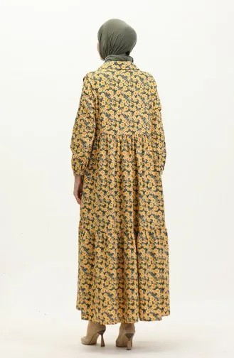 Robe A Boutons 1890-02 Moutarde 1890-02