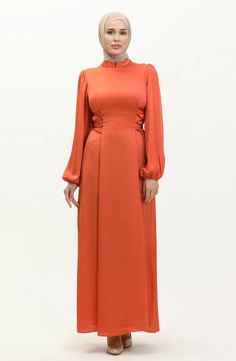 Abendkleid Mit Seitlicher Bindung 6156-01 Kachel 6156-01