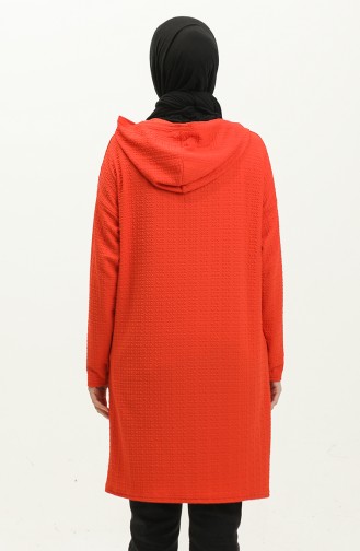 Hooded Seasonal Tunic 8666-01 Coral 8666-01