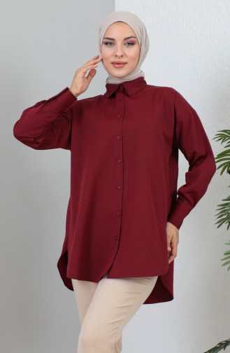 Buttoned Shirt 232340-01 Claret Red 232340-01