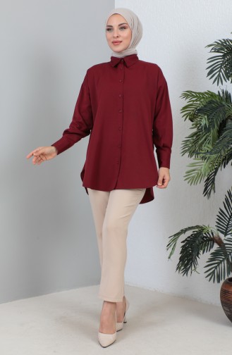 Buttoned Shirt 232340-01 Claret Red 232340-01