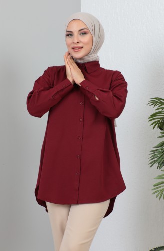 Buttoned Shirt 232340-01 Claret Red 232340-01