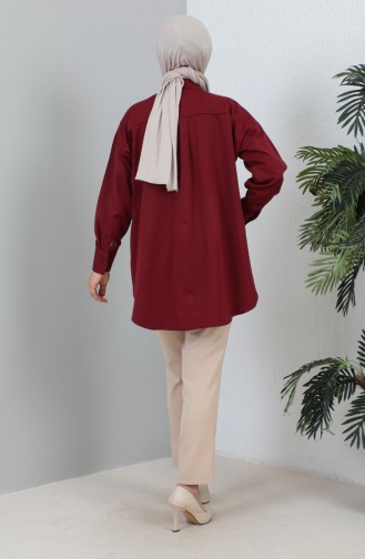 Buttoned Shirt 232340-01 Claret Red 232340-01