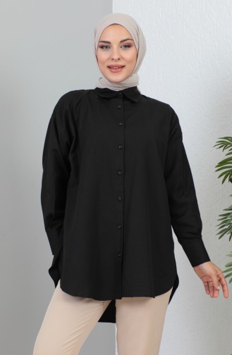 Chemise Boutonnée 232340-02 Noir 232340-02