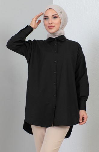 Chemise Boutonnée 232340-02 Noir 232340-02