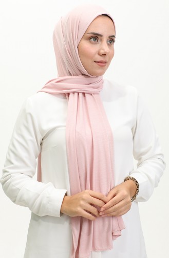 Plain Combed Cotton Shawl 90160-02 Powder 90160-02