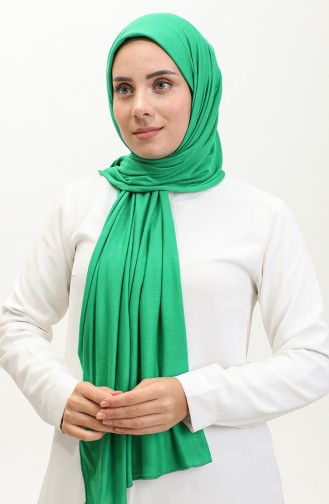 Plain Combed Cotton Shawl 90160-03 Green 90160-03