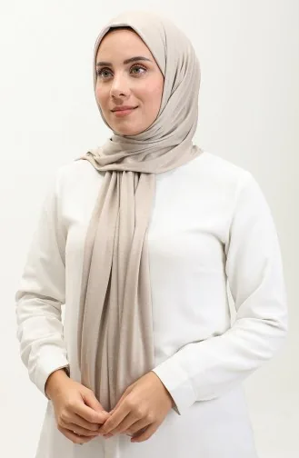 Plain Combed Cotton Shawl 90160-04 Light Mink 90160-04