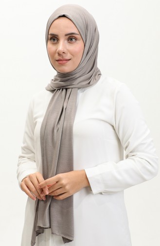 Plain Combed Cotton Shawl 90160-10 Stone 90160-10