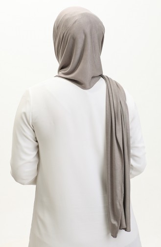 Plain Combed Cotton Shawl 90160-10 Stone 90160-10