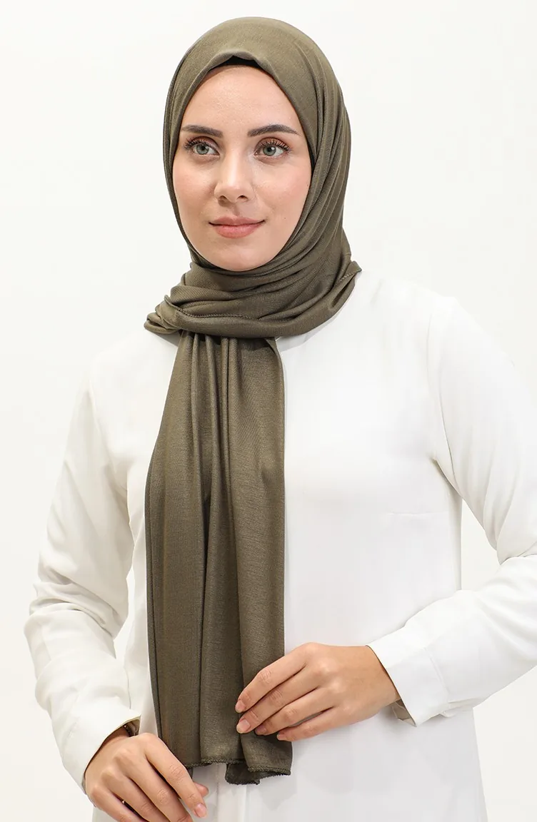 شال قطن ممشط 90160-11 أخضر عسكري 90160-11