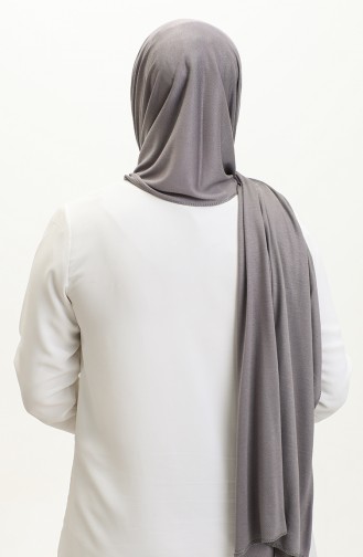 Plain Combed Cotton Shawl 90160-21 Smoke Gray 90160-21