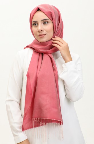 Taffeta Sjaal Met Kwastjes 1267-18 Dusty Rose 1267-18