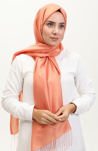 Tassel Taffeta Shawl 1267-21 Melon 1267-21