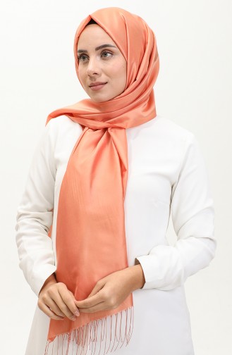 Tassel Taffeta Shawl 1267-21 Melon 1267-21