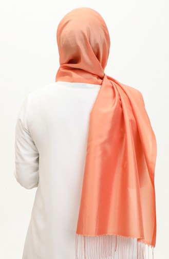 Tassel Taffeta Shawl 1267-21 Melon 1267-21