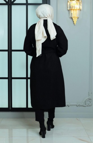 Brosche Detaillierter Stash Coat Schwarz 19171 15003