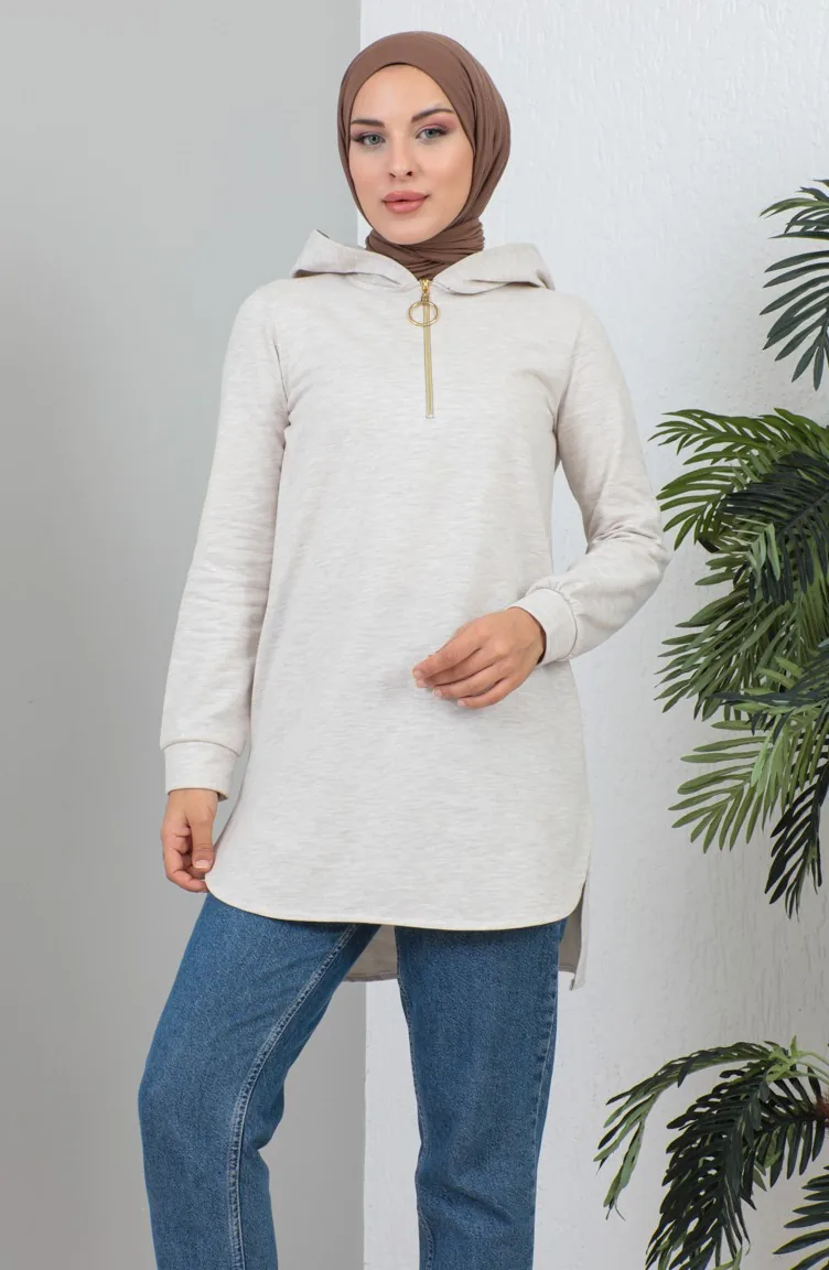 Hooded Sweatshirt 1990-01 Cream 1990-01
