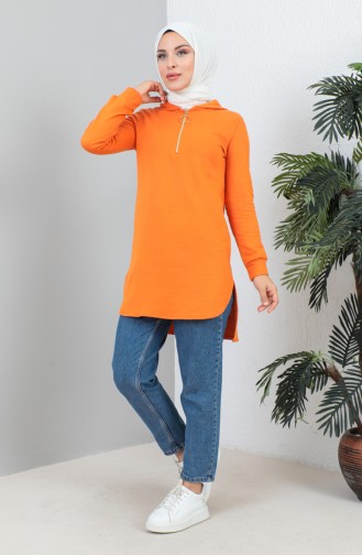 Sweatshirt Met Capuchon 1990-04 Oranje 1990-04