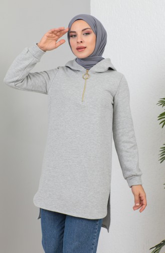 Sweat A Capuche 1990A-01 Gris 1990A-01