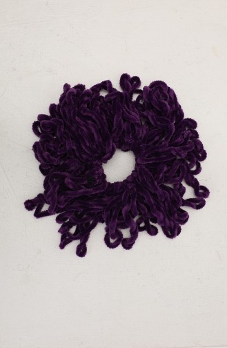 Boucle Chignon Velours PRS2-01 Violet 2-01