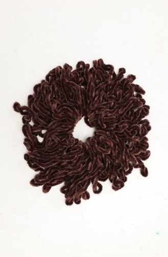 Boucle Chignon Velours PRS2-09 Marron 2-09