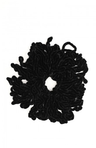 Boucle Chignon Velours PRS2-13 Noir 2-13