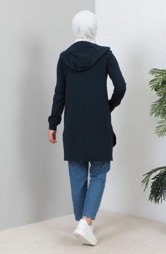 Hooded Tunic 1991-01 Navy Blue 1991-01